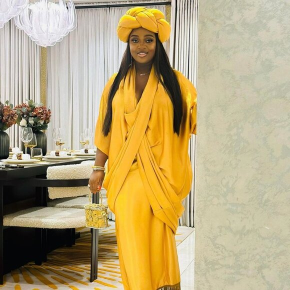 HANDMADE Giant Braided African TURBAN Made in Nigeria HIGH Quality - Picture 1 of 6